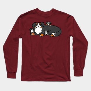 Bernie Mama with Pups Long Sleeve T-Shirt